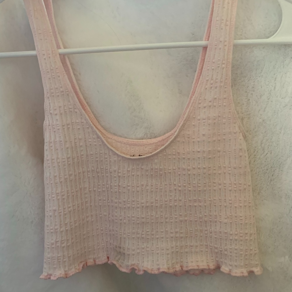 Free People Ribbed Crop Top